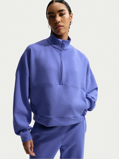 Nike 24.7 ImpossiblySoft Women's Dri-FIT Oversized 1/2-Zip Top