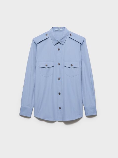 Cotton poplin shirt