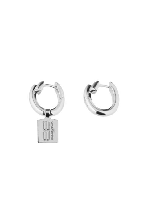 Women's Saint-germain Tag Earrings in Shiny Silver