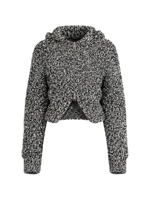 Sonnet knitted hooded jacket
