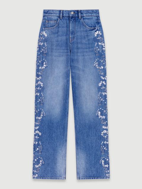 Embroidered jeans