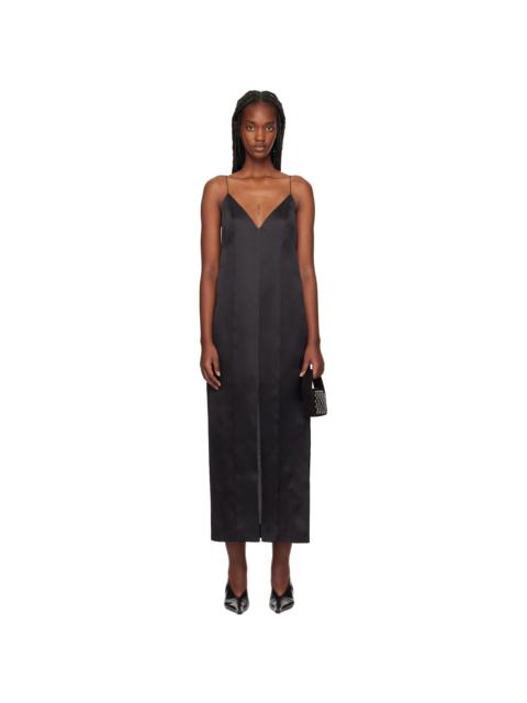 Black Tully Maxi Dress