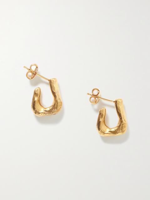 + Net Sustain The Mini Link Of Wanderlust Gold-plated Earrings