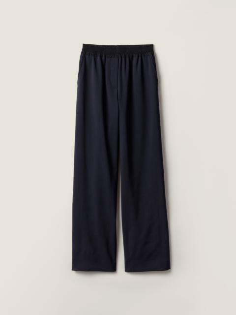 Wool pants