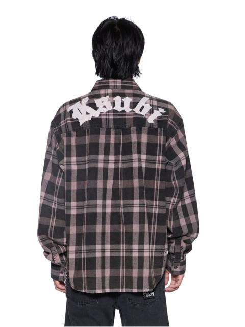 VULTURE FLANNEL LS SHIRT PLUM