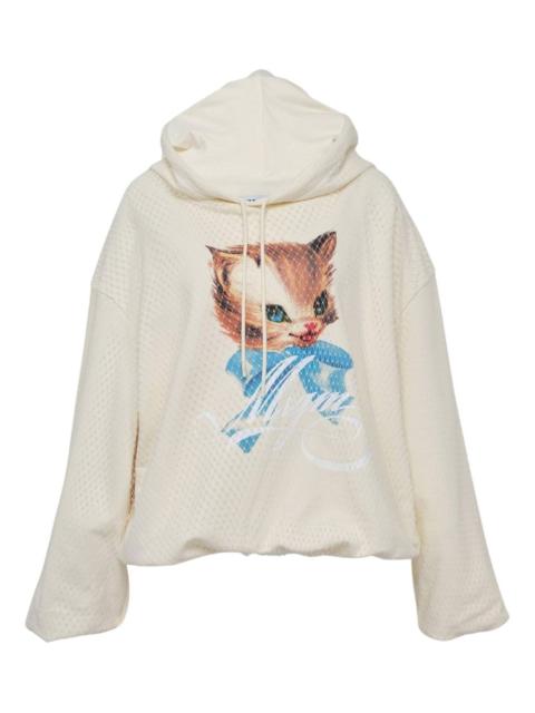 graphic-print hoodie