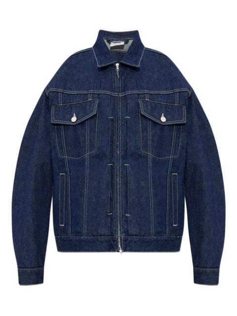 zip-front flap-pocket jacket