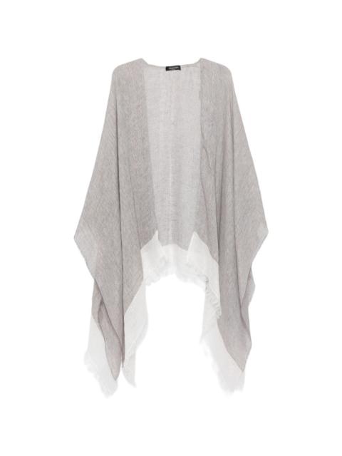 frayed poncho