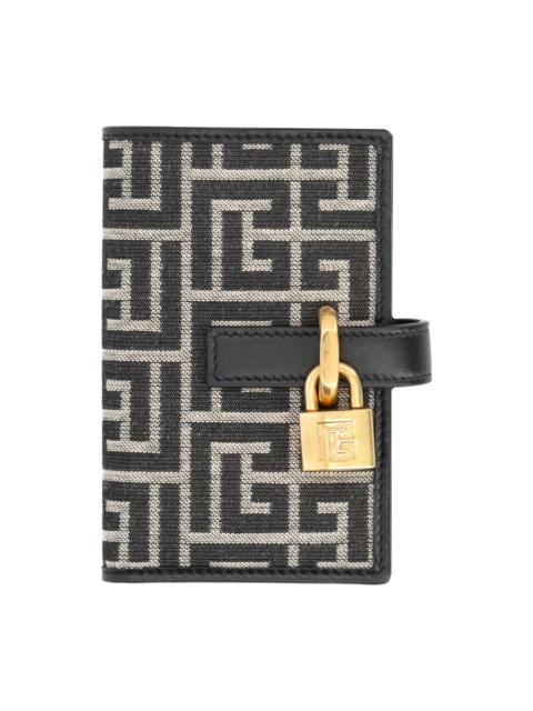 Monogram Card Holder With Padlock