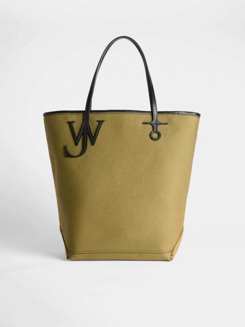 LARGE ANCHOR CANVAS TOTE IN KHAKI