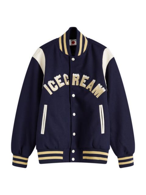 ICECREAM Drippy Varsity Jacket