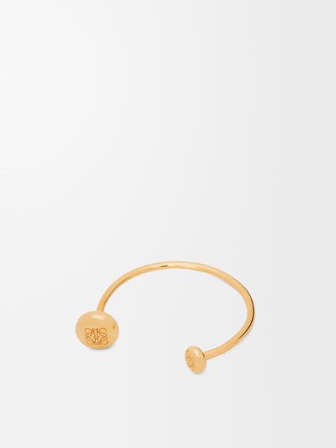 Anagram Pebble cuff in sterling silver