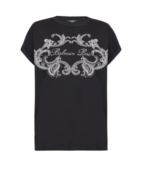 Balmain Signature paisley T-shirt