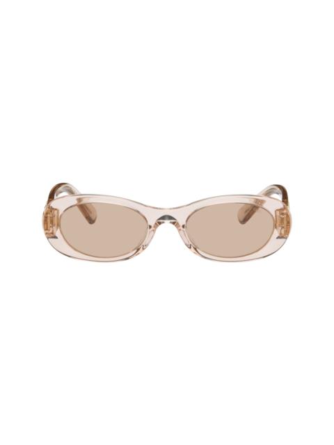 Pink Miu Glimpse Sunglasses