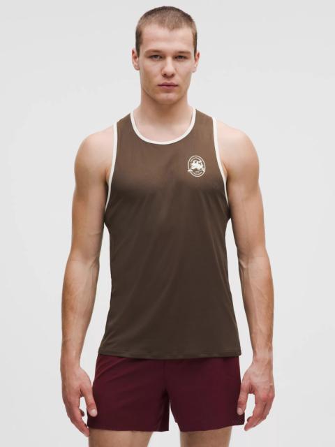 Fast and Free Perforated Stripe Tank *Run Crew 1998