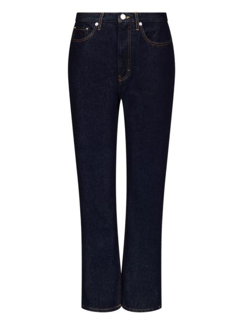 straight-leg jeans