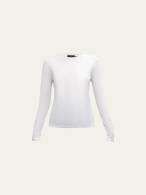 Tiny Tee Long-Sleeve Cotton T-Shirt