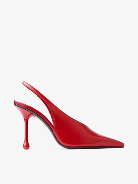 Isa 95
Ruby Red Leather Pumps