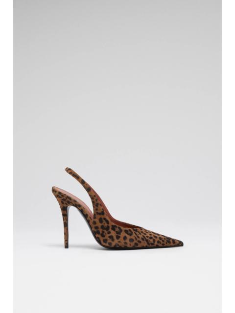 ANOK SLING 105 LEOPARD PRINTED SUEDE