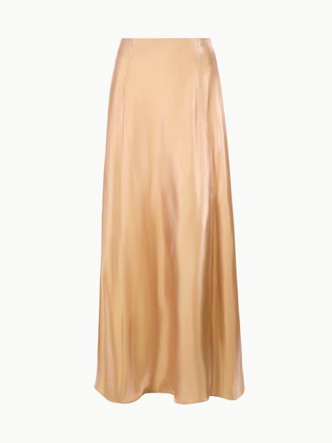 STAUD VINCENZO SKIRT ROSE GOLD