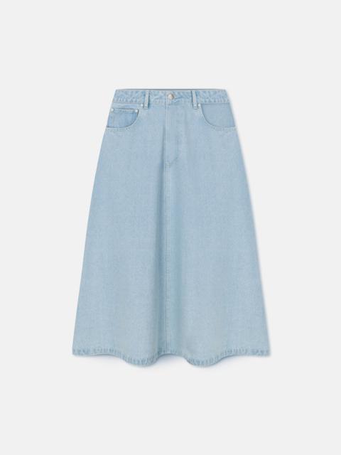 Denim Midi Skirt