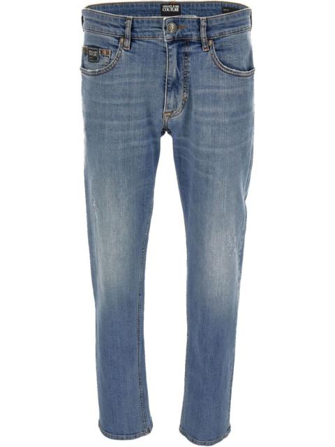slim-cut jeans