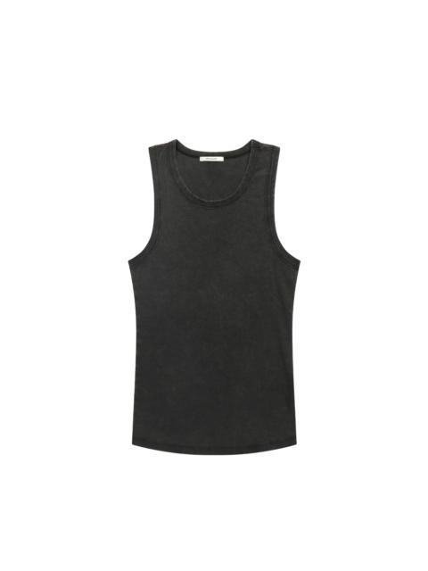 SHEER TANK WASHED BLACK