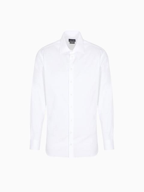 Regular-fit luxury cotton shirt