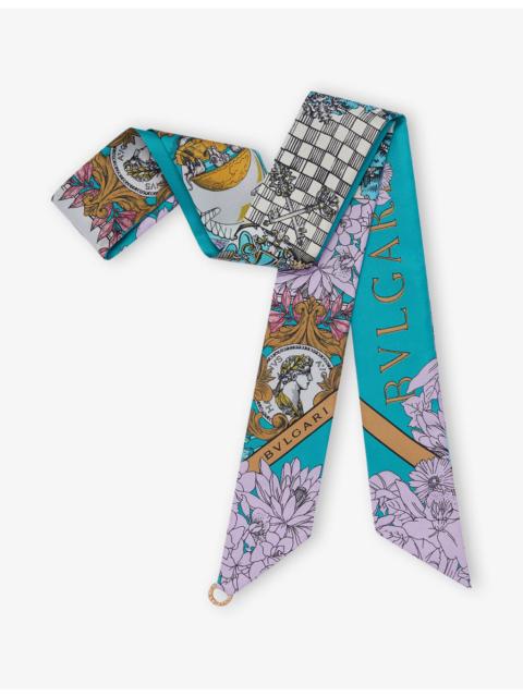 Heritage Alchemist Slim Silk Scarf