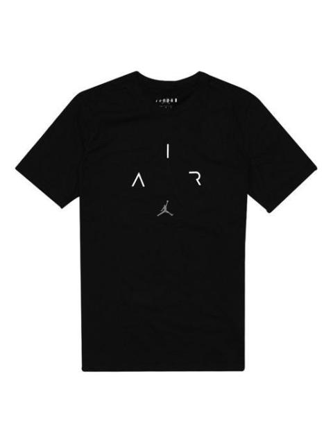 Air Jordan Dri-Fit Air Printing Pattern Short Sleeve Black CN3576-010