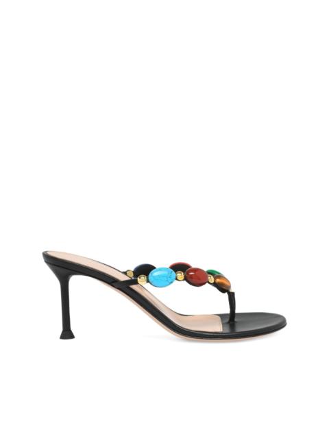 70mm Shanti embellished heeled sandals