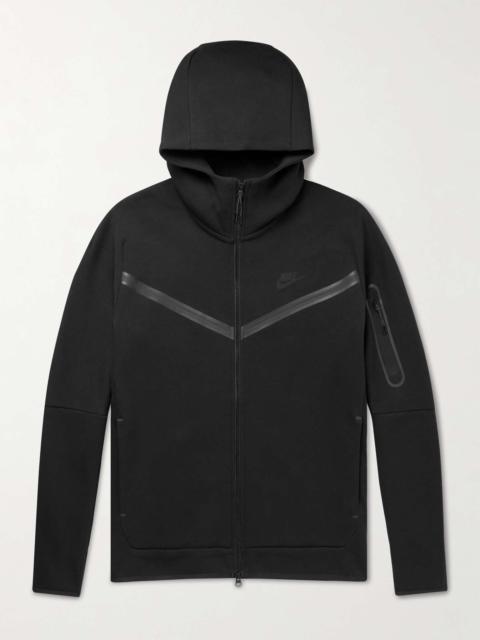 Sportswear Taped Cotton-Blend Tech Fleece Zip-Up Hoodie