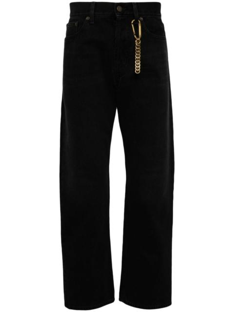 Larry mid-rise straight-leg jeans