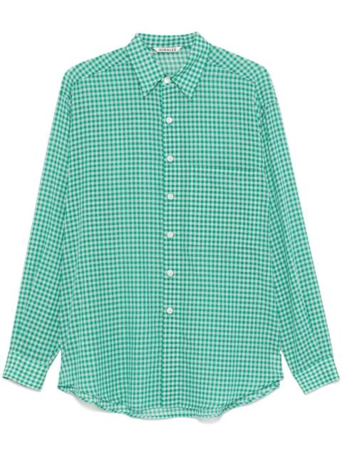 checked cotton shirt