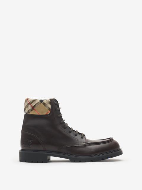 Leather Rogue Combat Boots