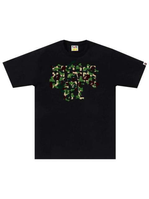 BAPE ABC Camo Rebuild NYC Logo Tee 'Black/Green'