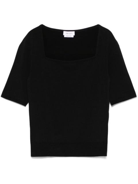 fine-knit T-shirt