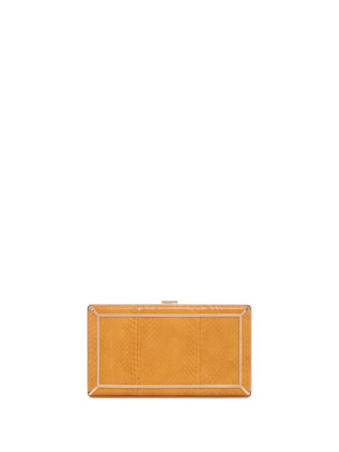 Callas Clutch in Saffron Snakeskin