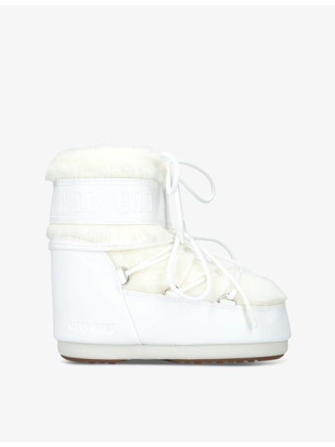 Icon Low faux-fur and leather snow boots