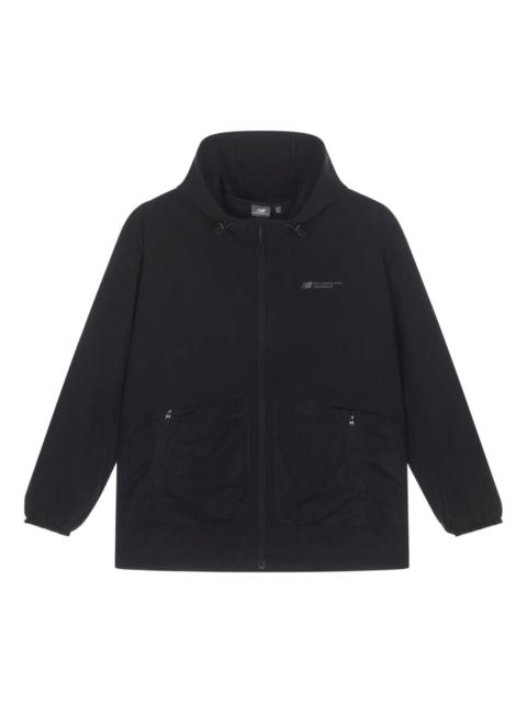 New Balance Woven Hooded Jacket 'Black' NAE24151-BK