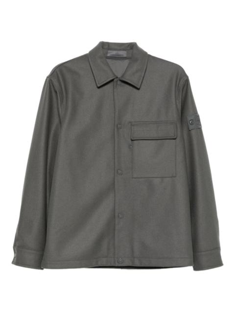 patch-pocket shirt jacket