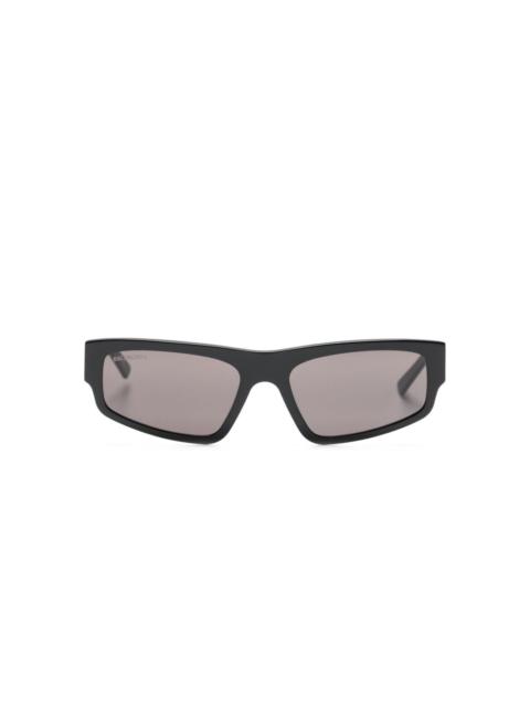 logo-print square-frame sunglasses
