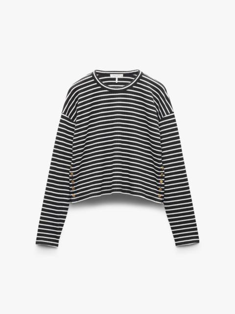 The Knit Striped Long-Sleeve Tee