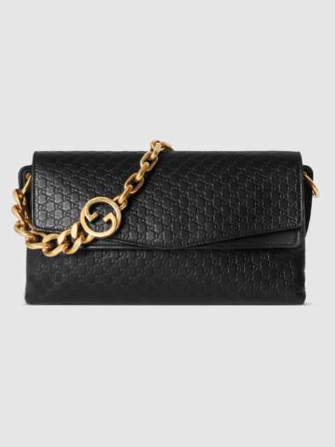 Medium shoulder bag with chain