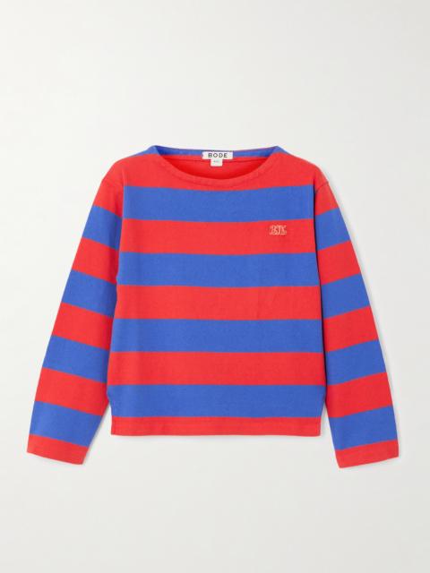 Striped Cotton Sweater