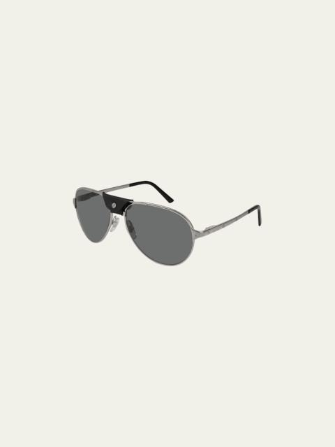 Men's CT0034S Metal Aviator Sunglasses