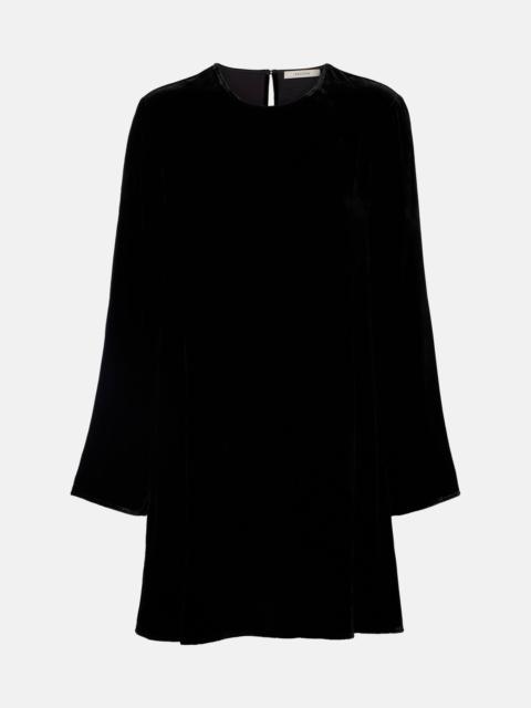Larissa velvet minidress
