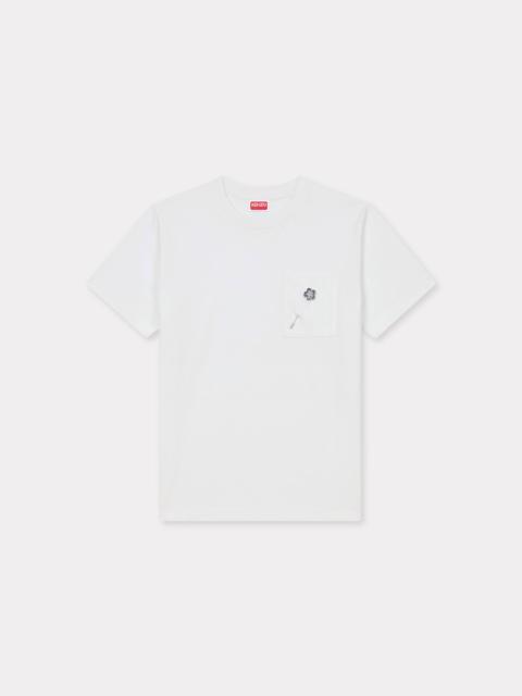 'Boke Flower' embroidered loose T-shirt in cotton