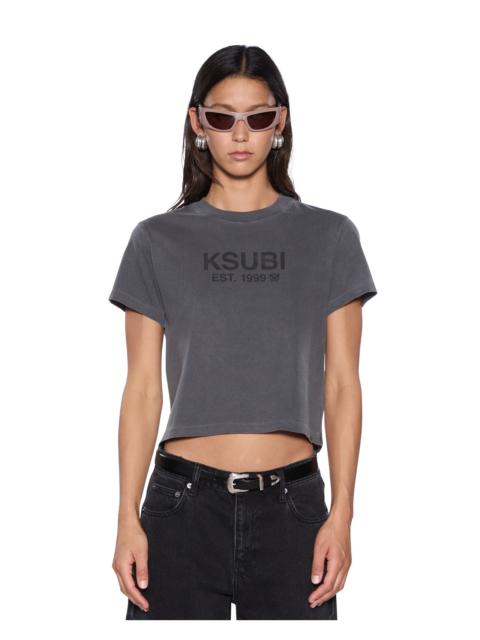 SHRUNKEN SS TEE CHARCOAL