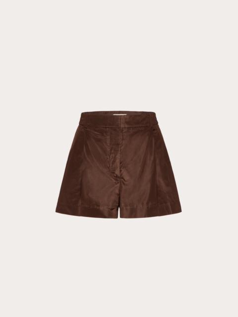 WASHED TAFFETA SHORTS